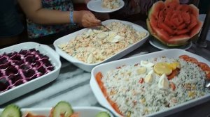 Чем кормят в Тунисе. Шведский стол в отеле EDEN CLUB. Tunisia, Monastir. 2018.06