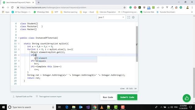34. Java Instanceof keyword - Java | OOPs | Hackerrank смотреть онлайн