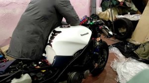 zzr 400-2 запуск после зимнего простоя