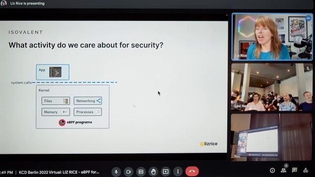 eBPF for Security Observability - Liz Rice, Isovalent смотреть онлайн