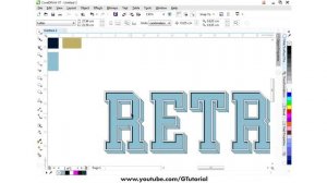 CorelDraw Tutorial #28 | Retro Text Effect