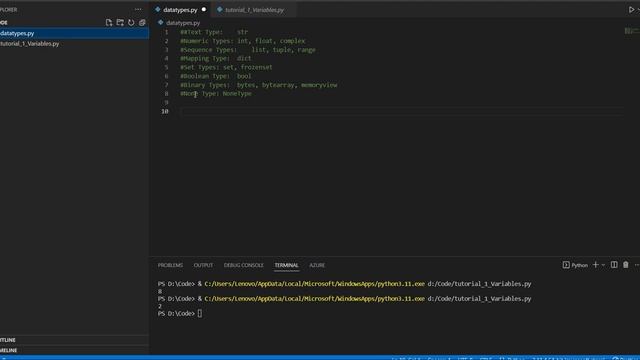 Python Str Data Type #pyhton #pythonprogramming #begginers #programming #learning