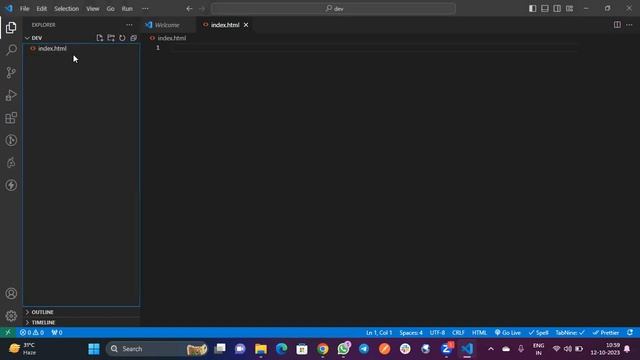 Full Stack Web Development | vs code small Intro