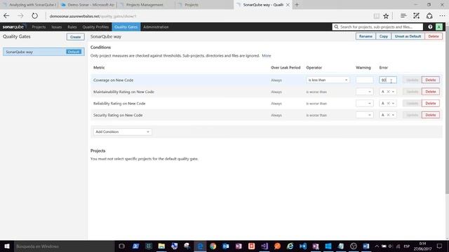 Análisis estático con Sonar Lint y servidor Sonar en Azure con imagen Docker смотреть онлайн