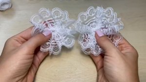 Бантики из кружева своими руками на 1 сентября School bows