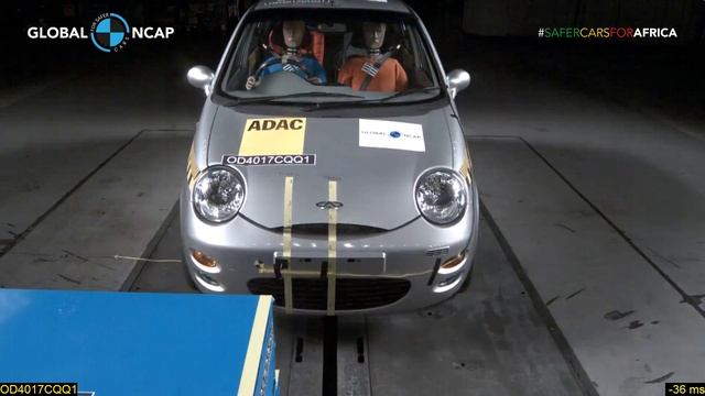 Global NCAP crash test for the Chery QQ3 смотреть онлайн