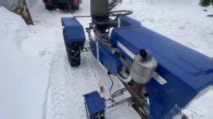 Ушатанный минитрактор снова прекрасен