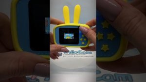MiloCam / Развивающий детский цифровой фотоаппарат Зайчик желтый.