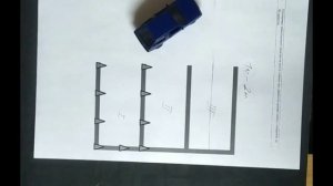 Место стоянки при движении задним ходом с поворотом на 90 градусов.