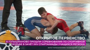 В Голышманово прошли соревнования по спортивной борьбе