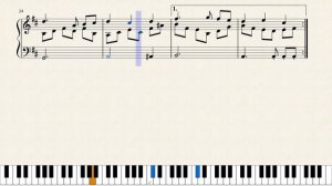 Fallen Down Piano ноты