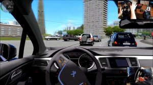 [ City Car Driving ] Peugeot 508 (Пежо 508) - test drive , car review , dynamics , management