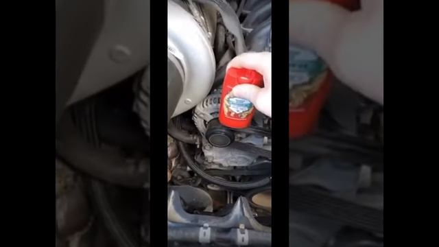 Fixing car belt with old spice #oldspice #shorts