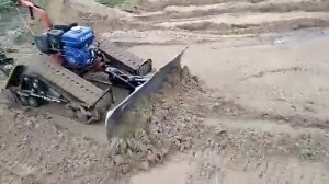 Разровнять песок на мотоблоке, поддай жару у себя на участке