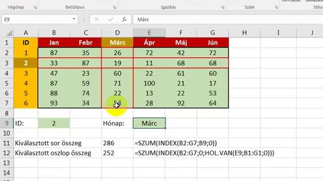 Index függvény bemutatása смотреть онлайн