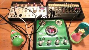 Zoom A2 FX Pedal With Korg Volca Beats & Bass Jam 4