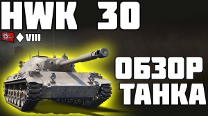 HWK 30 - ОБЗОР ТАНКА! ЛУЧШАЯ ПРЕМ ЛТ? World of Tanks!