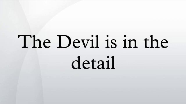 The Devil is in the detail смотреть онлайн