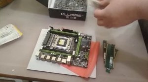 Распаковка материнской платы kllisre X79 LGA 2011