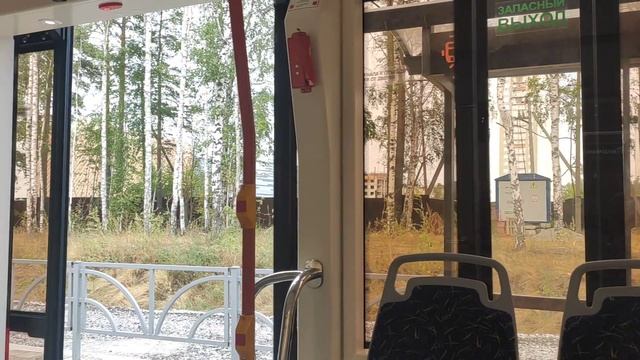 Поездка в трамвае Екатеринбург Верхняя Пышма Полный маршрут смотреть онлайн