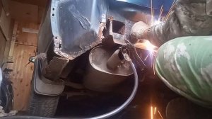 ремонт mitsubishi galant переварка днища и порогов