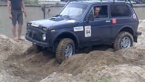 Нива лезет по пескам