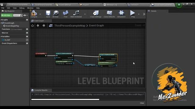 UE4 How to cast to Anim Blueprint - Set Animation Blueprint Variable from Map Blueprint - Widget