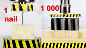 HOW MANY NAILS CAN A HYDRAULIC PRESS PRESS