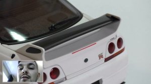 NISSAN SKYLINE GT-R R-TUNE (R33) AUTOart 1:18 "ТАЧКИ с Максимом Бочкарёвым".