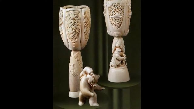 Холмогорская резьба по кости. смотреть онлайн