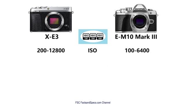 Fujifilm X-E3 vs Olympus OM-D E-M10 Mark III смотреть онлайн