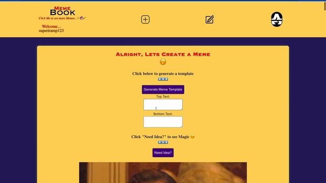 MemeBook: A React Memes Generator and Sharer App смотреть онлайн