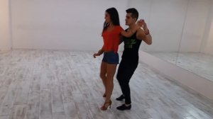 Занятия по бачате №3 (теневая позиция) / Lesson for bachata #3 (Bachata shadow position)
