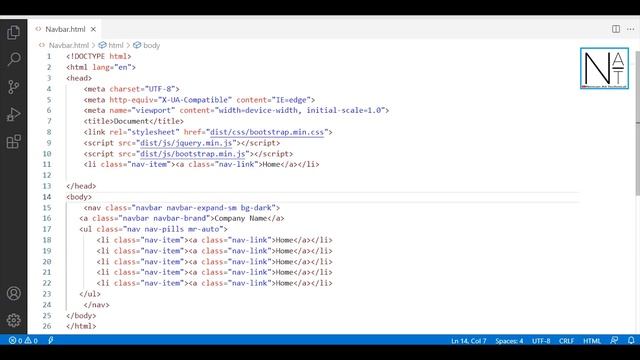 Navbar in bootstrap Part 4 | Noman Ali Technical смотреть онлайн