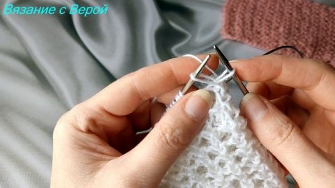 ?РОСКОШНЫЙ ?ДВУХСТОРОННИЙ АЖУРНЫЙ УЗОР ПО КРУГУ СПИЦАМИ#ажурныйузорспицами #вязание#вязаниесверой