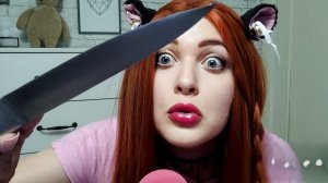 АСМР быстрый шепот и массаж личика от рыжей из психушки ASMR для сна