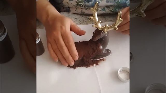 Мастер-класс. Новогодний декор. Превращение сказочного оленя. смотреть онлайн