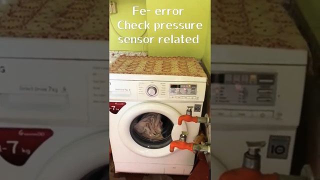 Lg - washing machine fe error