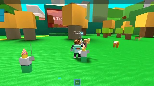 Роблокс игра Симулятор Армии. #Roblox Army Control непобедимая армия из трёх воинов ЛЕГО человечики