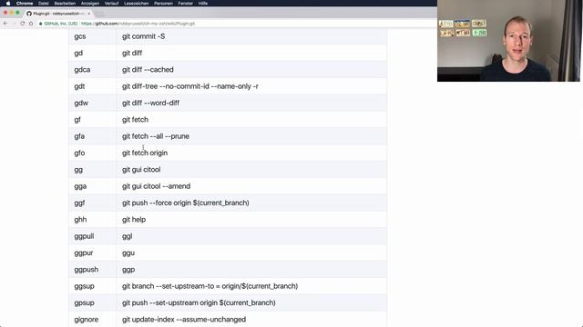 git on zsh — you’re on ? with the oh-my-zsh git plugin