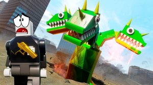 САМЫЙ СТРАШНЫЙ SCP ОХОТИТСЯ НА НАС! ОГРОМНЫЙ ТРЕХГЛАВЫЙ ЗМЕЙ ПРОТИВ ЛЮДЕЙ! БИТВА С SCP В BRICK RIGS