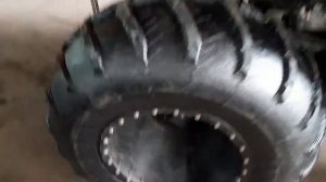 Обработка сырой резиной ободрышей часть 4