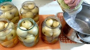 Компот из целых яблок на зиму без стерилизации ? Белый налив