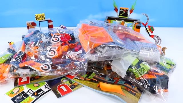 LEGO City Stuntz Sets! Bikes Show Truck and Park Builds Review смотреть онлайн