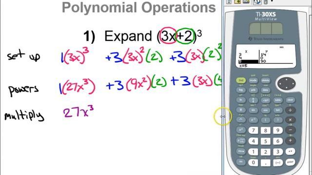Test A   1 and 2   Expanding a Binomial Using Pascals Triangle