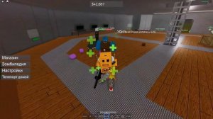 ПОСТРОИЛ ПРО ЗАЩИТУ ПРОТИВ ЗОМБИ В ЛЕСУ за 5 МИНУТ! НУБ И ПРО ВИДЕО ROBLOX