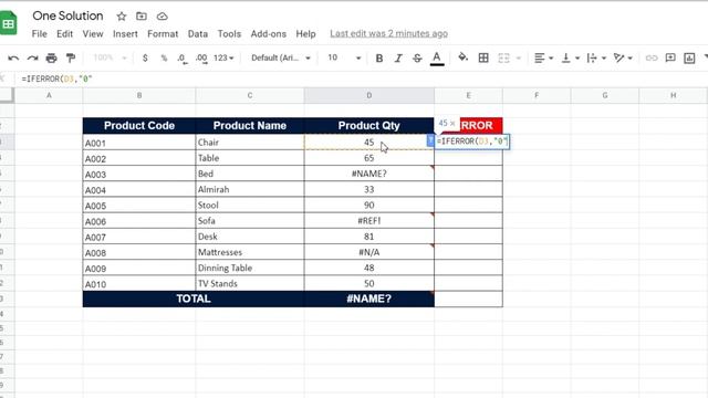 IFERROR function in excel | How to use IFERROR formula in excel(Hindi)| IFERROR function