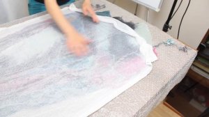 FELTING & ВАЛЯНИЕ: Как свалять палантин. 8 Урок.