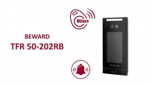 IP-терминал BEWARD TFR50-202RB: встроенный считыватель формата Mifare, встроенная кнопка SIP звонка