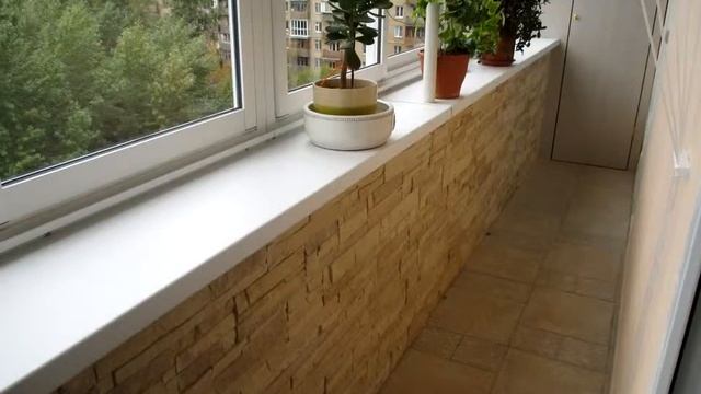 Пример балкона с обшивкой камнем слайдшоу смотреть онлайн